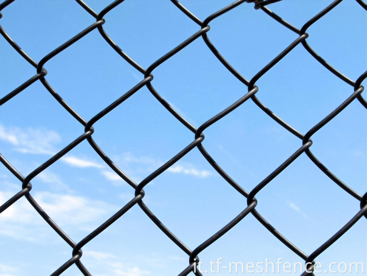 Excellent technology PVC coated chain link fence
